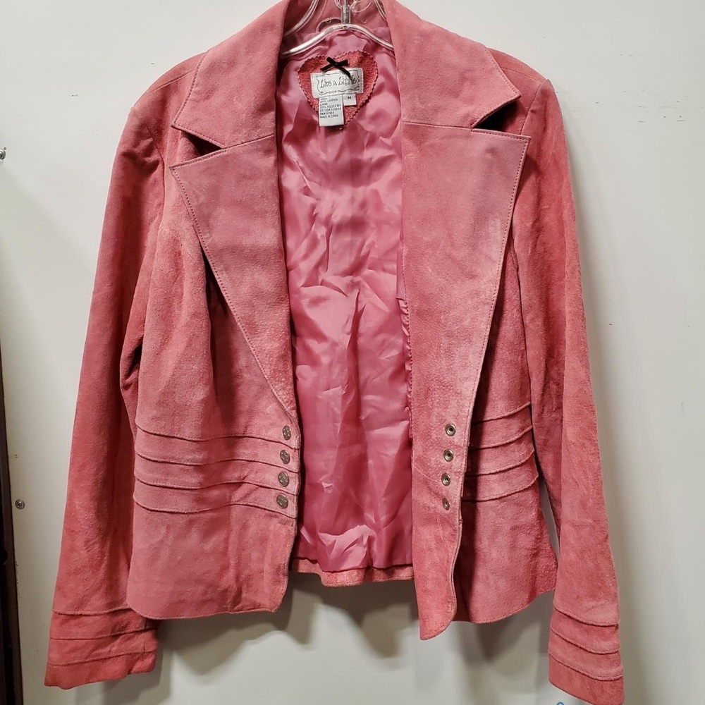 *needs dry cleaning~ Suede Jacket by Live a Little    Size small